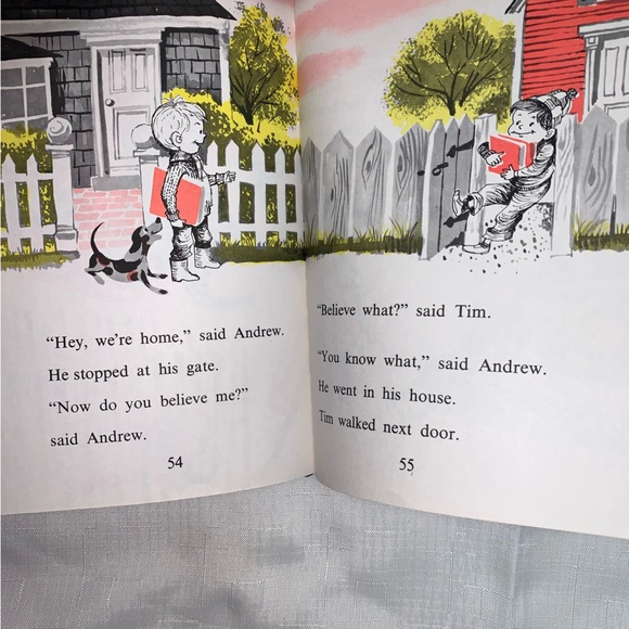 Vintage i Can Read Book Tell Me Some More Crosby Newell Children Reading - Picture 6 of 11